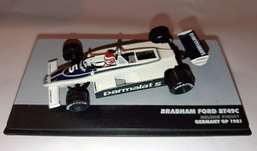 Miniatura Fórmula 1 Brabham Ford BT49C (1981) Nelson Piquet - Foto 2