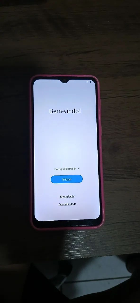 Samsung Galaxy A03 Core rosé + capa rosa
