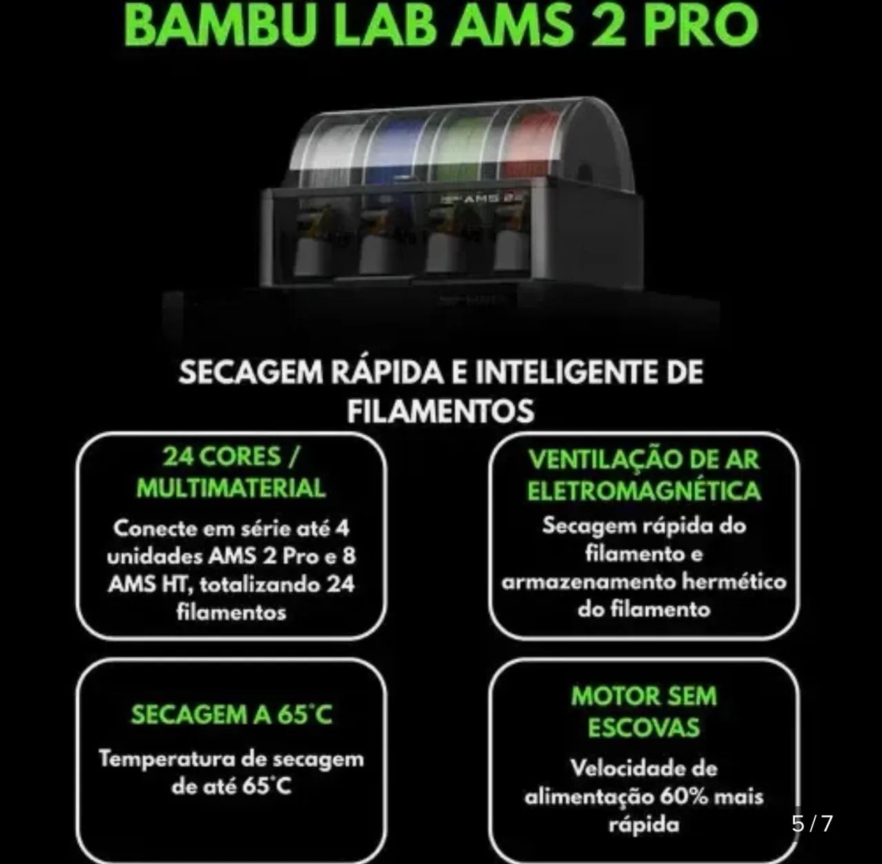 Bambu Lab AMS 2 Pro Novo Sem Uso - Pronta Entrega - Foto 4