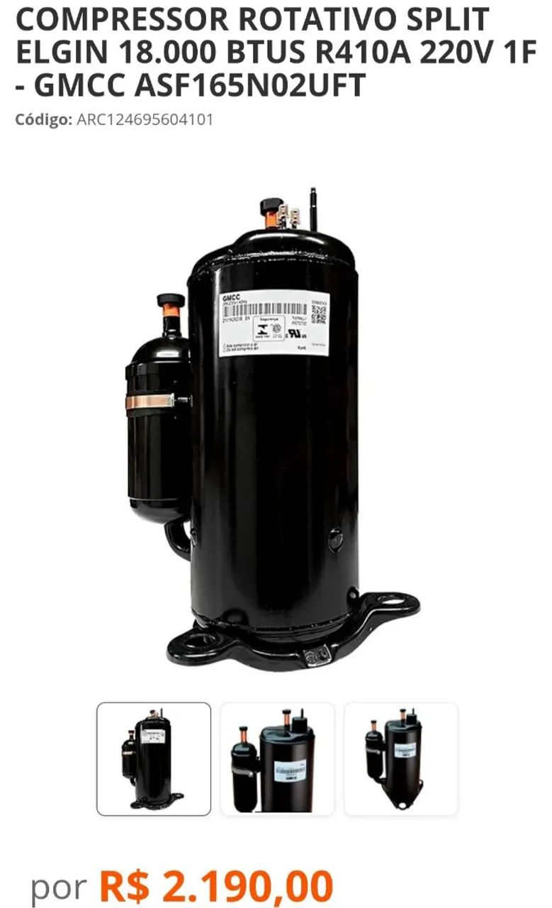 Compressor 18 mil BTUS