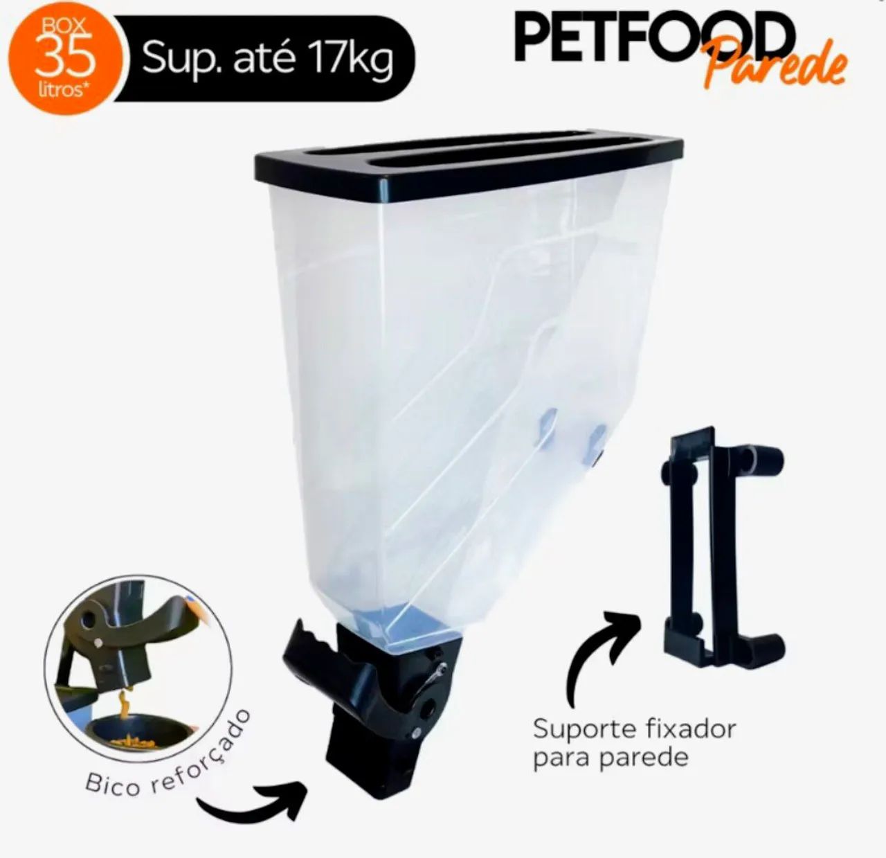 Dispenser de ração para pets ( até 17 kilos )