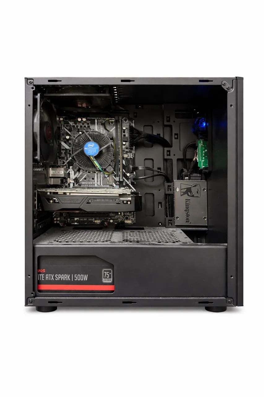 自作デスクトップPC i5-9400F GTX1050Ti PC Gamer i5 9400F + GTX 1050 Ti + SSD 480GB + 8GB DDR4 + Teclado