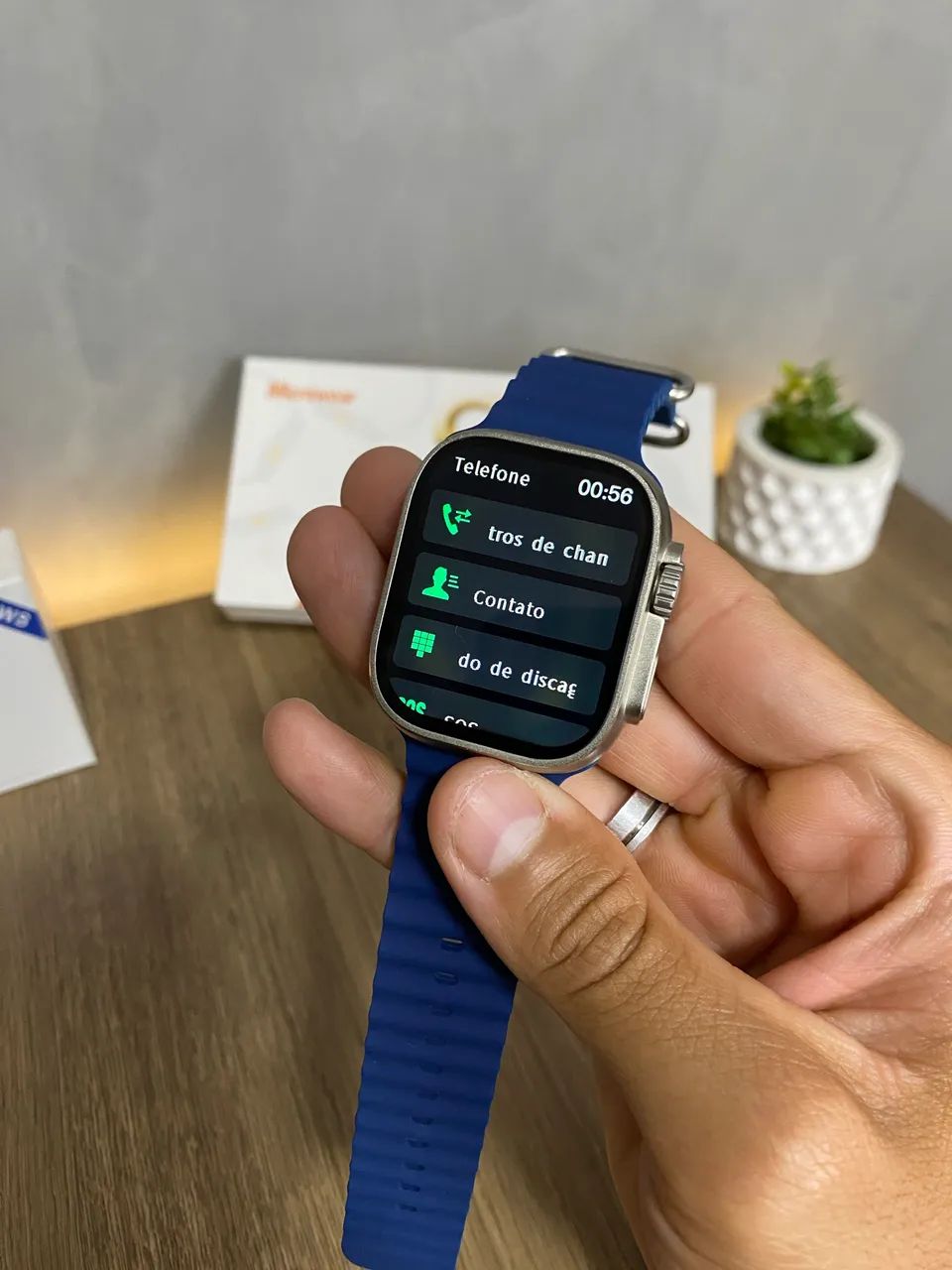 Smartwatch Ultra 49mm + Fone Bluetooth de BRINDE - Foto 2