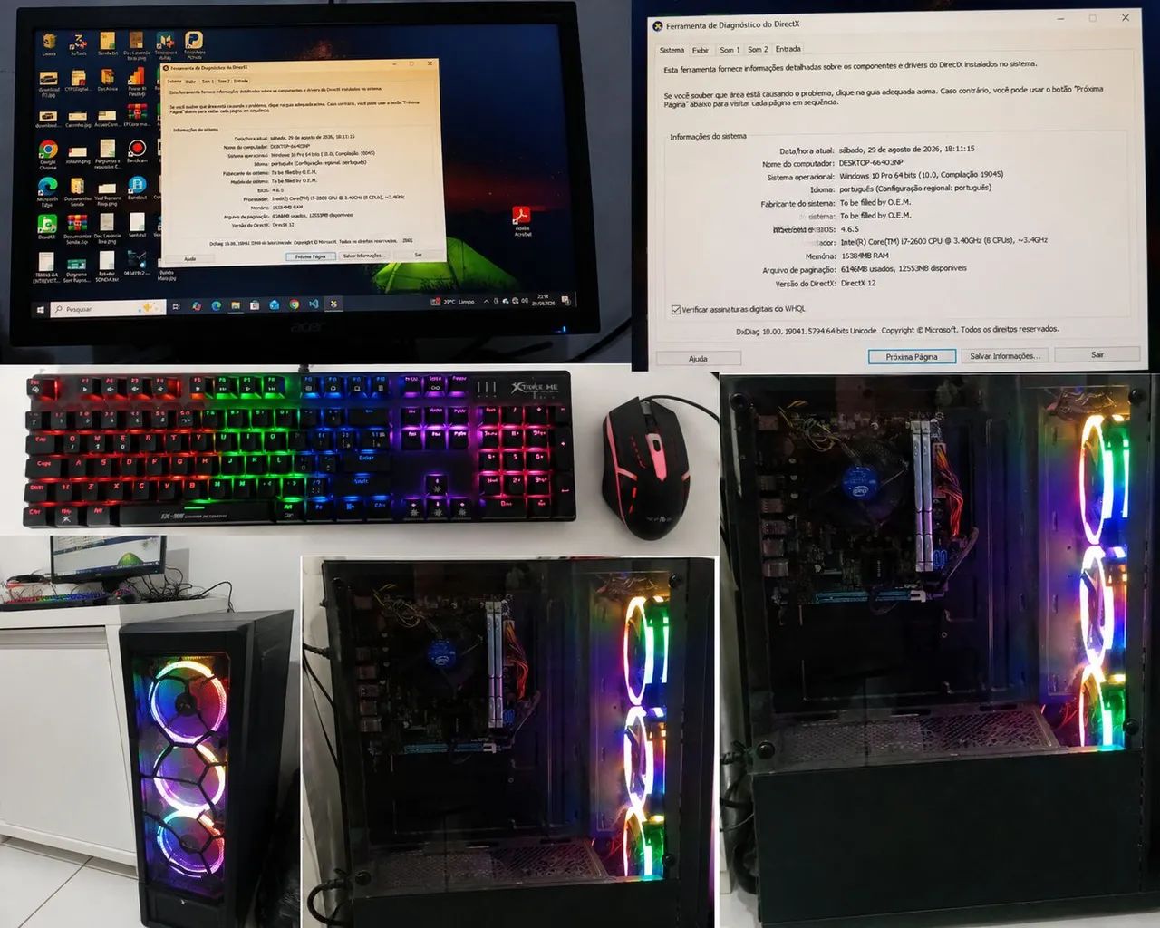 Vendo PC Gamer top Completo!! - Foto 5