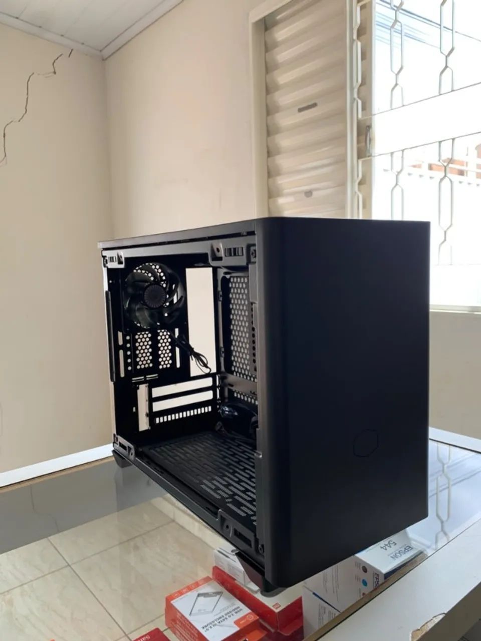 Gabinete Cooler Master NR200 Mini Itx + Adaptador P/Fonte ATX - Foto 2