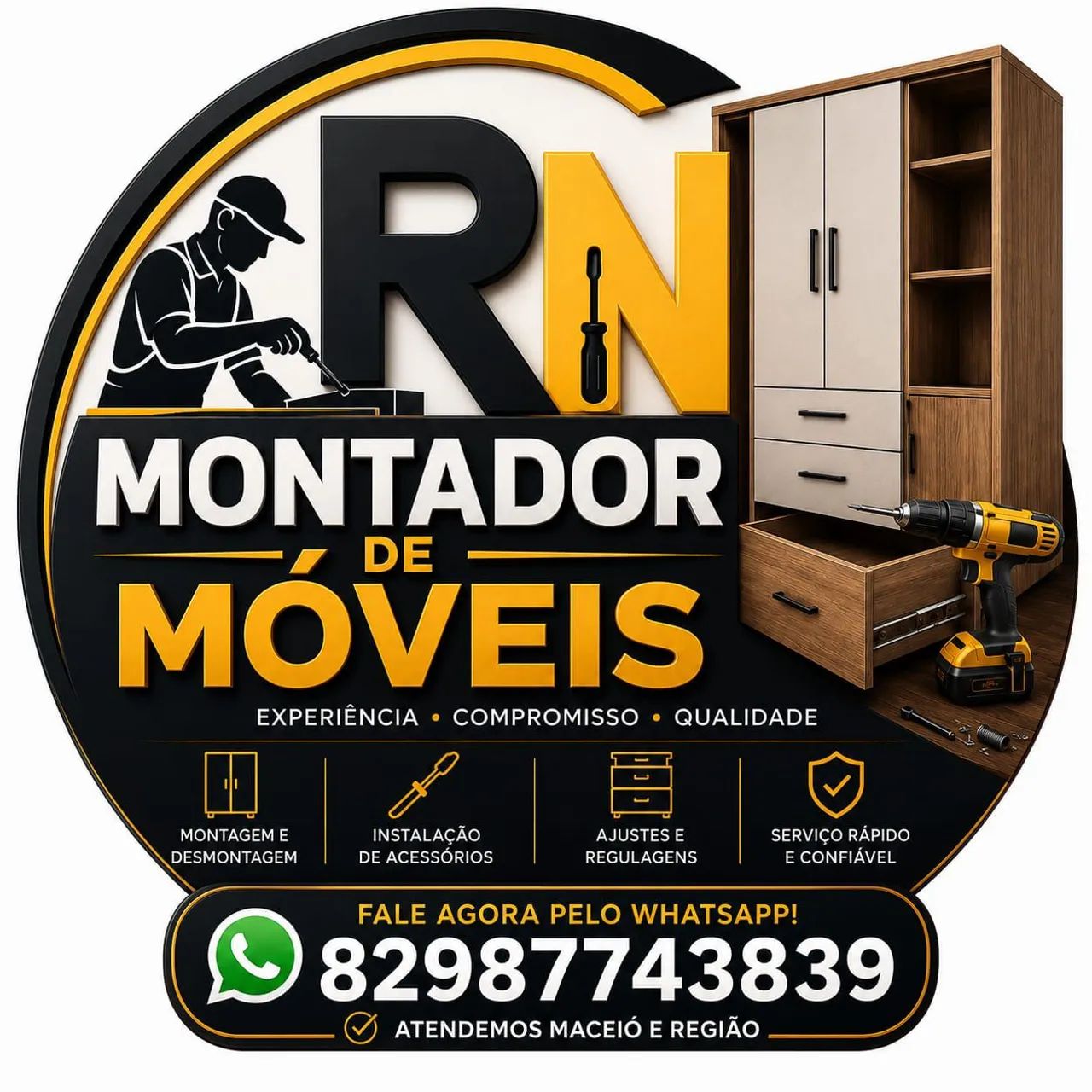 MONTADOR DE MÓVEIS EM GERAL 