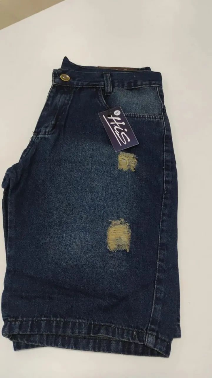 Bermuda jeans masculina  - Foto 3