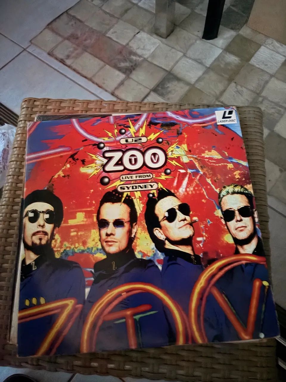 Laser disc U2 live from sydney