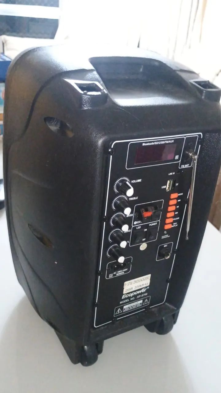 Caixa de Som Ecopower EP-5700 Bluetooth  - Foto 2