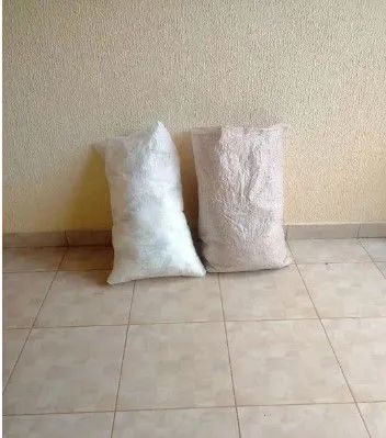 50 Sacos Ráfia 75x55 Entulho/Terra/Esterco/Jardinagem para Reuso