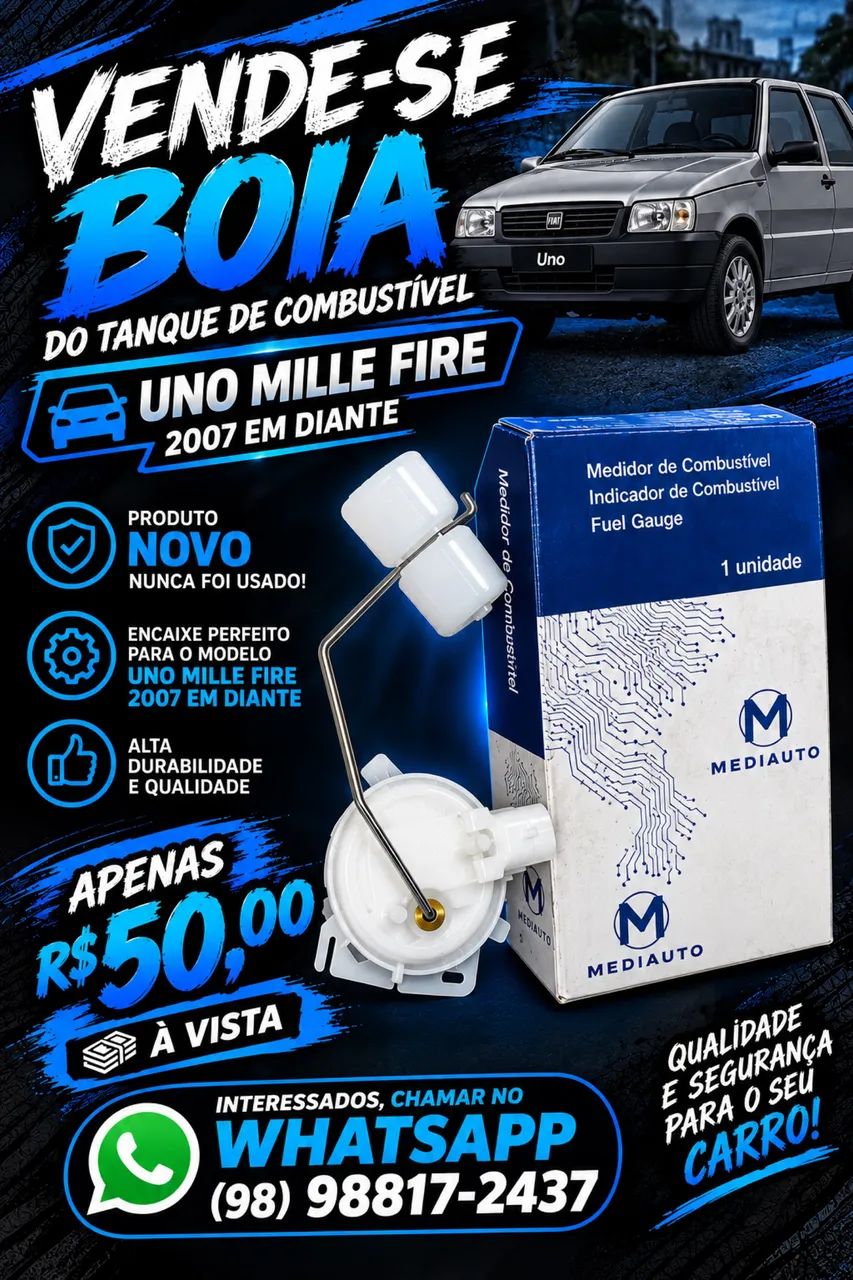 Boia do tanque de combustível do uno Mille (NOVA)