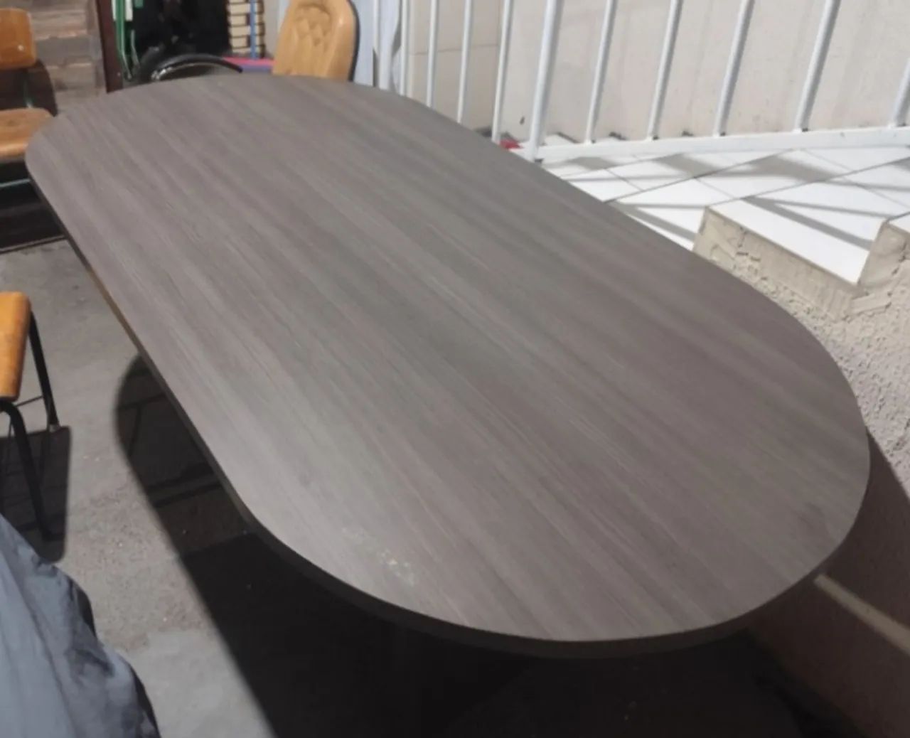 Mesa de escritório oval  - Foto 3