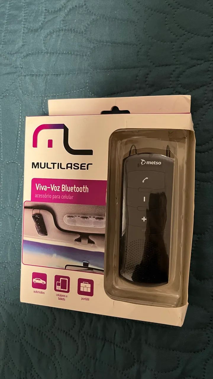 Viva-Voz Bluetooth Multilaser - Acessório para celular