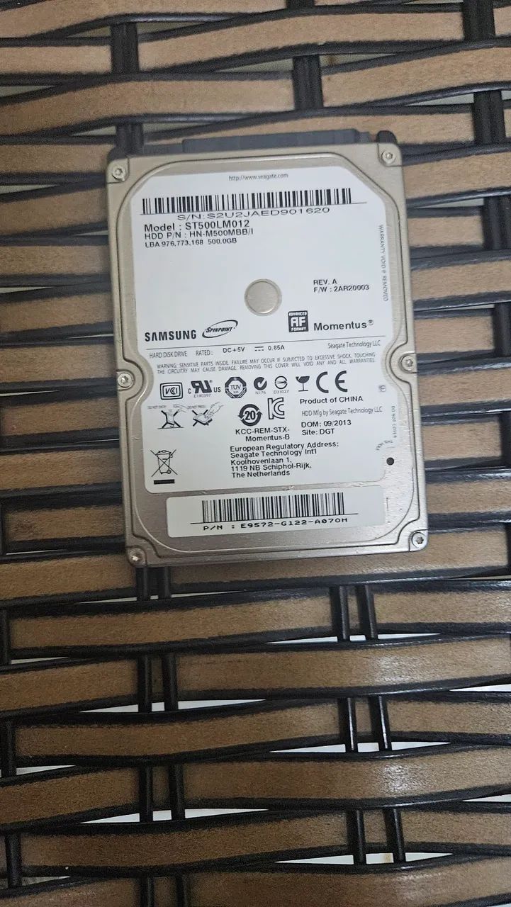 HHD DE 500 GB
