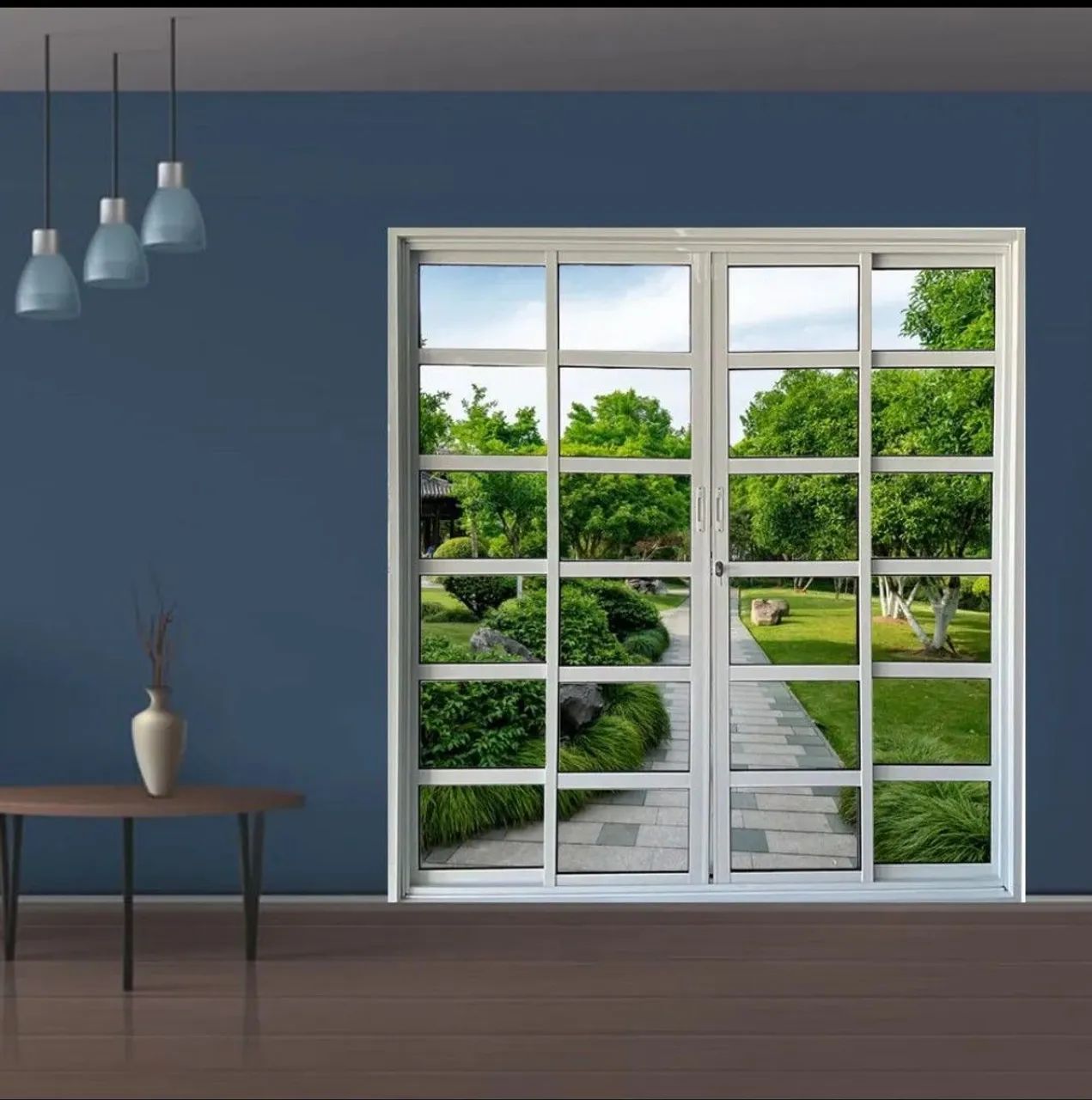 Vendo porta alumínio nova na caixa  - Foto 2