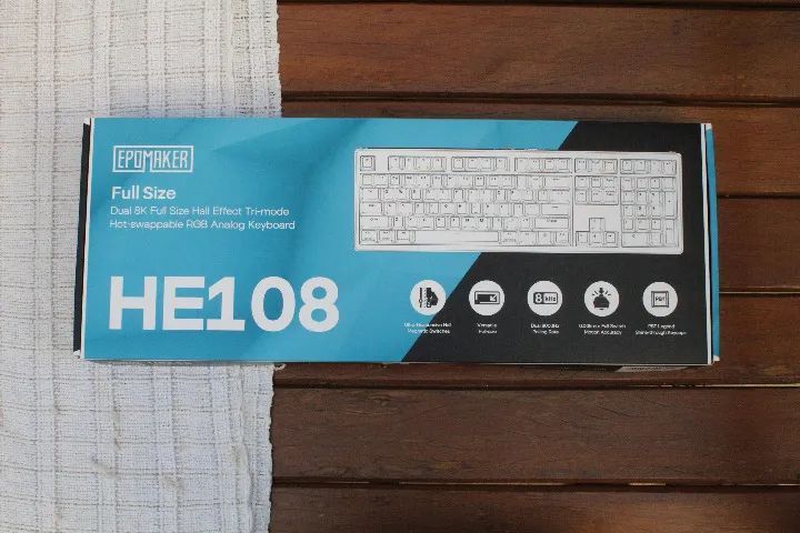 Teclado EPOMAKER HE108 - Full Size com switches Hall Effect - Foto 2