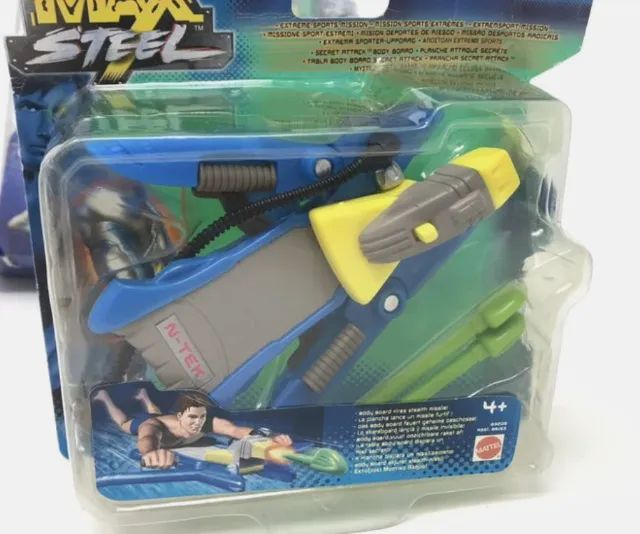 Acessórios Boneco Max Steel Antigo - Pack Missão Body Board (Anos 2000) Com Mísseis - Foto 6