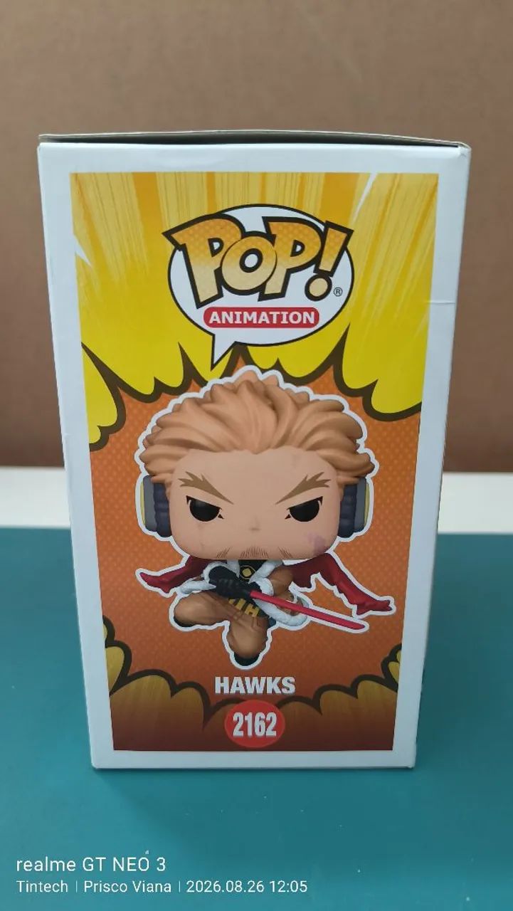 Funko Pop Hawks #2162 My Hero Academia Original Lacrado - Foto 4