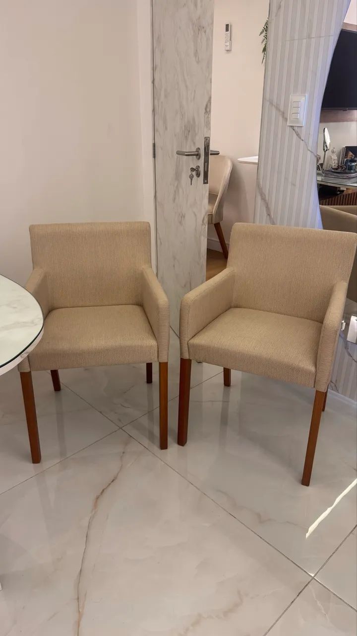 Conjunto Duas Poltronas em Linho Tok Stock  - Foto 5