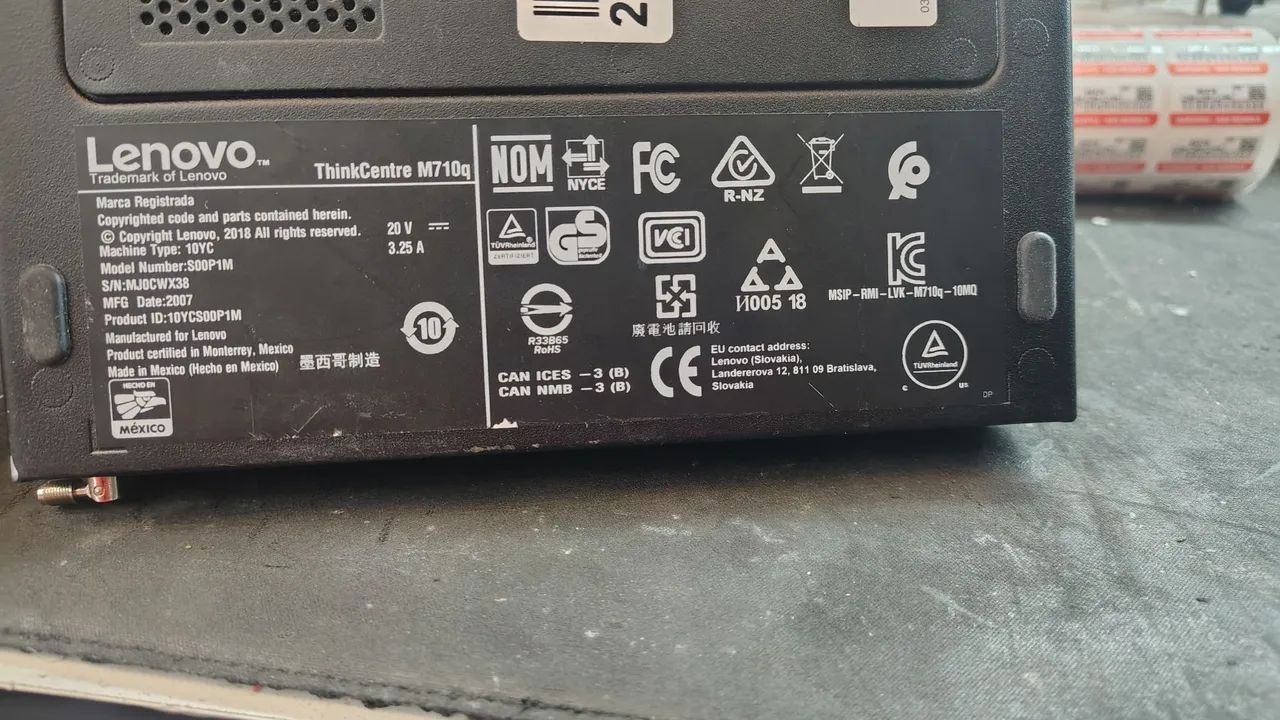 Computador Lenovo ThinkCentre Tiny i3 de 7ª geração - Foto 4