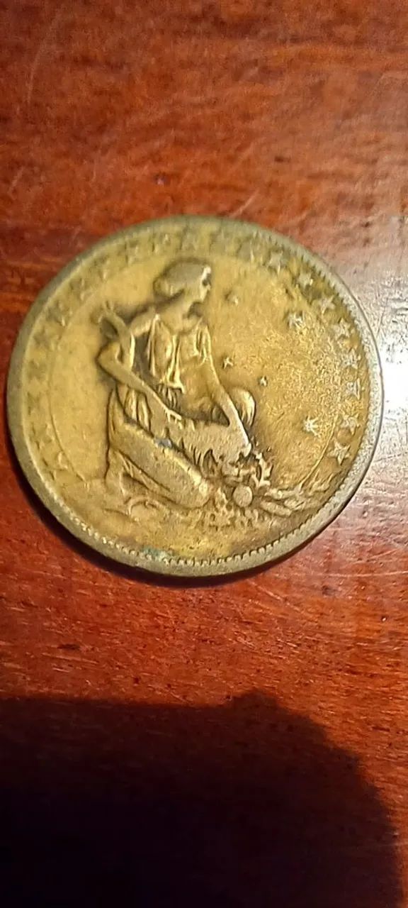 Moeda antiga. brasil. mil réis. 1927. numismática - Foto 2