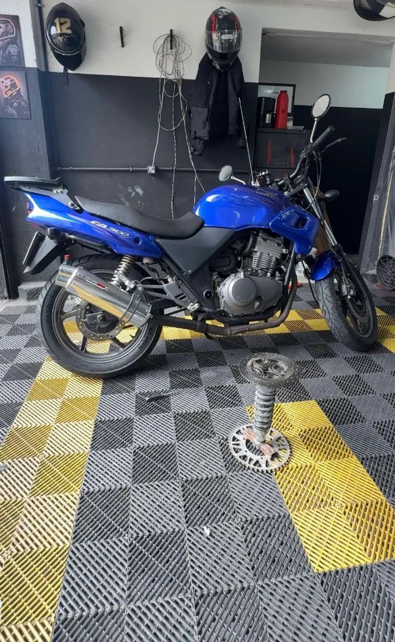 CB 500 recentemente pintada e restaurada. - Foto 3