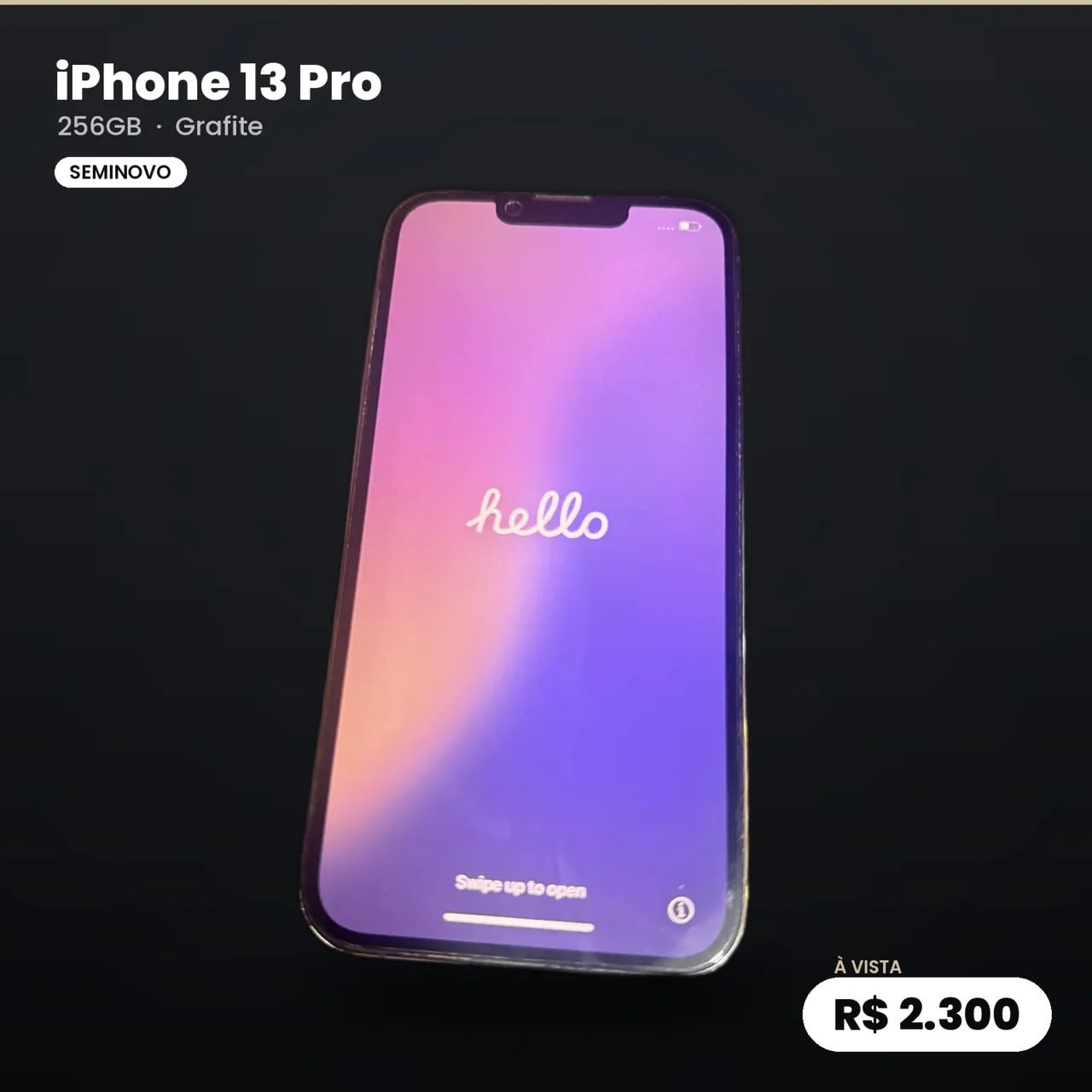 iPhone 13 Pro 256GB - Grafite | Seminovo  - Foto 4