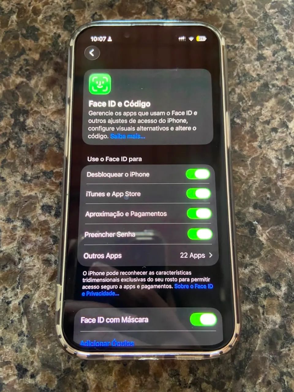 iPhone 16e,bateria 91%,Face ID funcionando,caixa original e cabo,nenhuma peça trocada - Foto 4