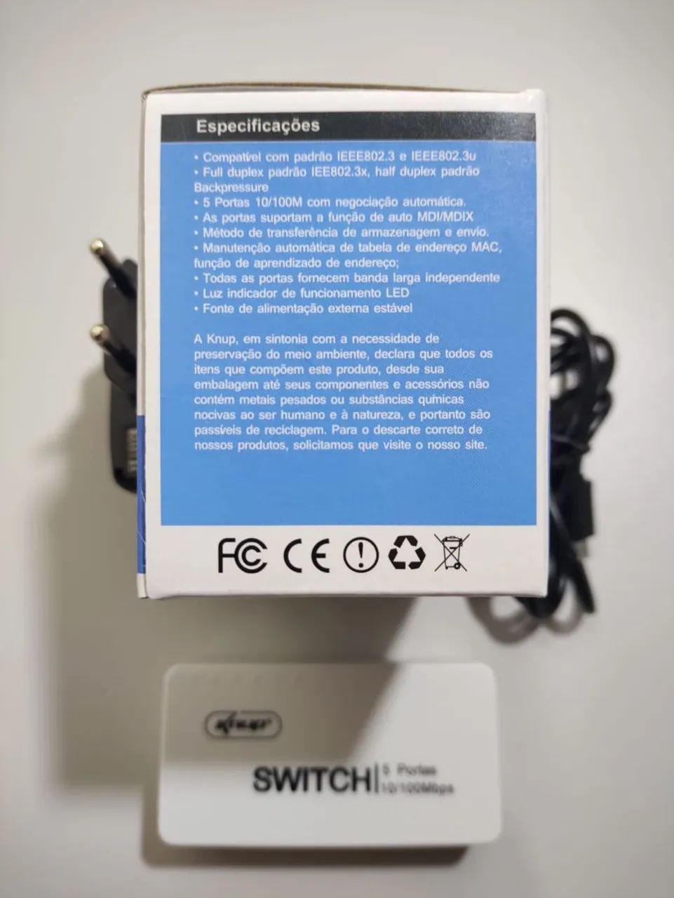 Vendo Switch de internet RJ 45, modelo KP-EOSA  - Foto 2