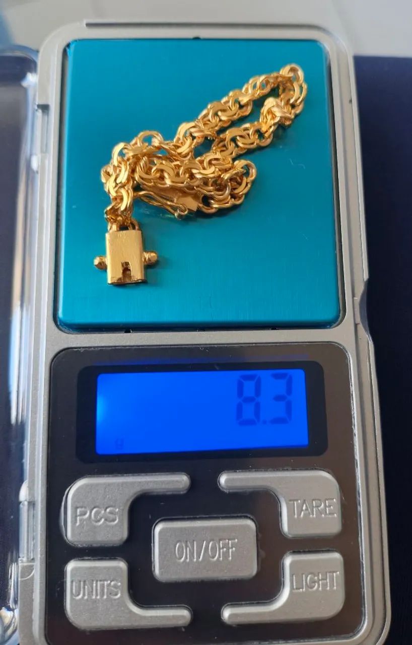 Pulseira de prata banhada em ouro 18k - Foto 3