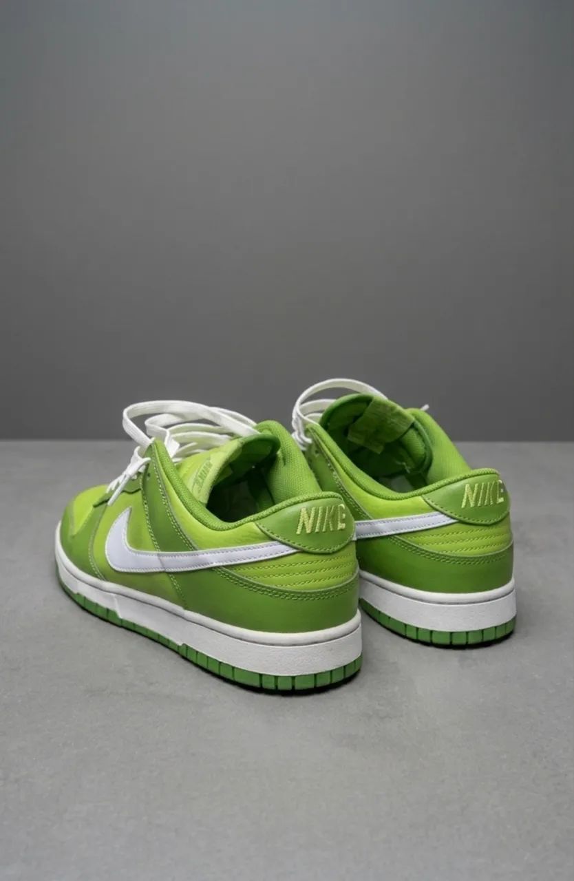 Nike Dunk Low Verde/Branco - Foto 5