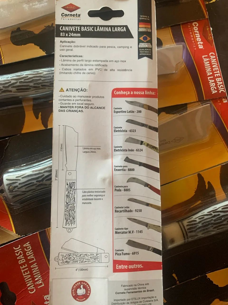 Kit com 10 lâminas e cabos - Foto 3