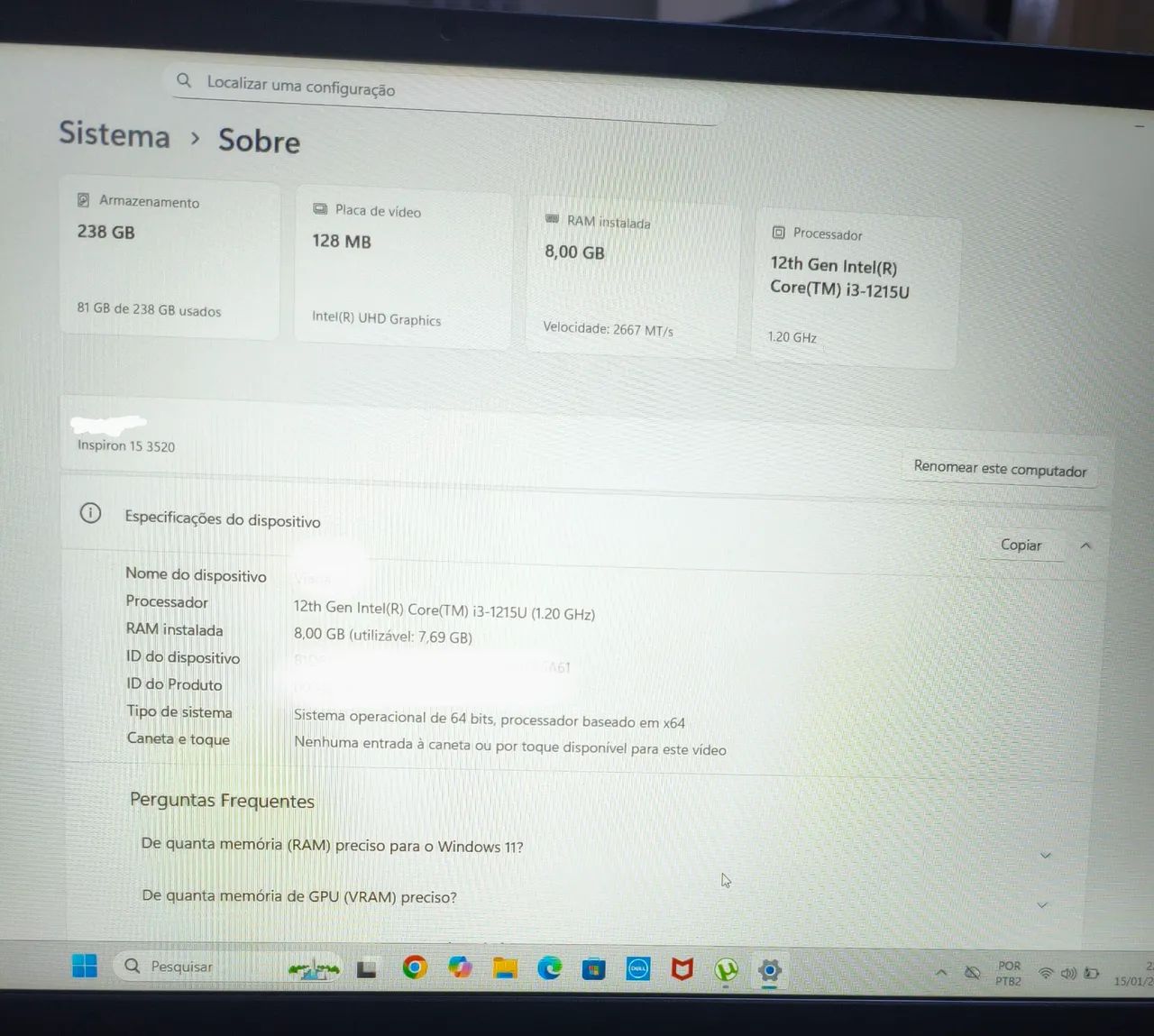 Notebook Dell Inspiron 15 - Foto 4