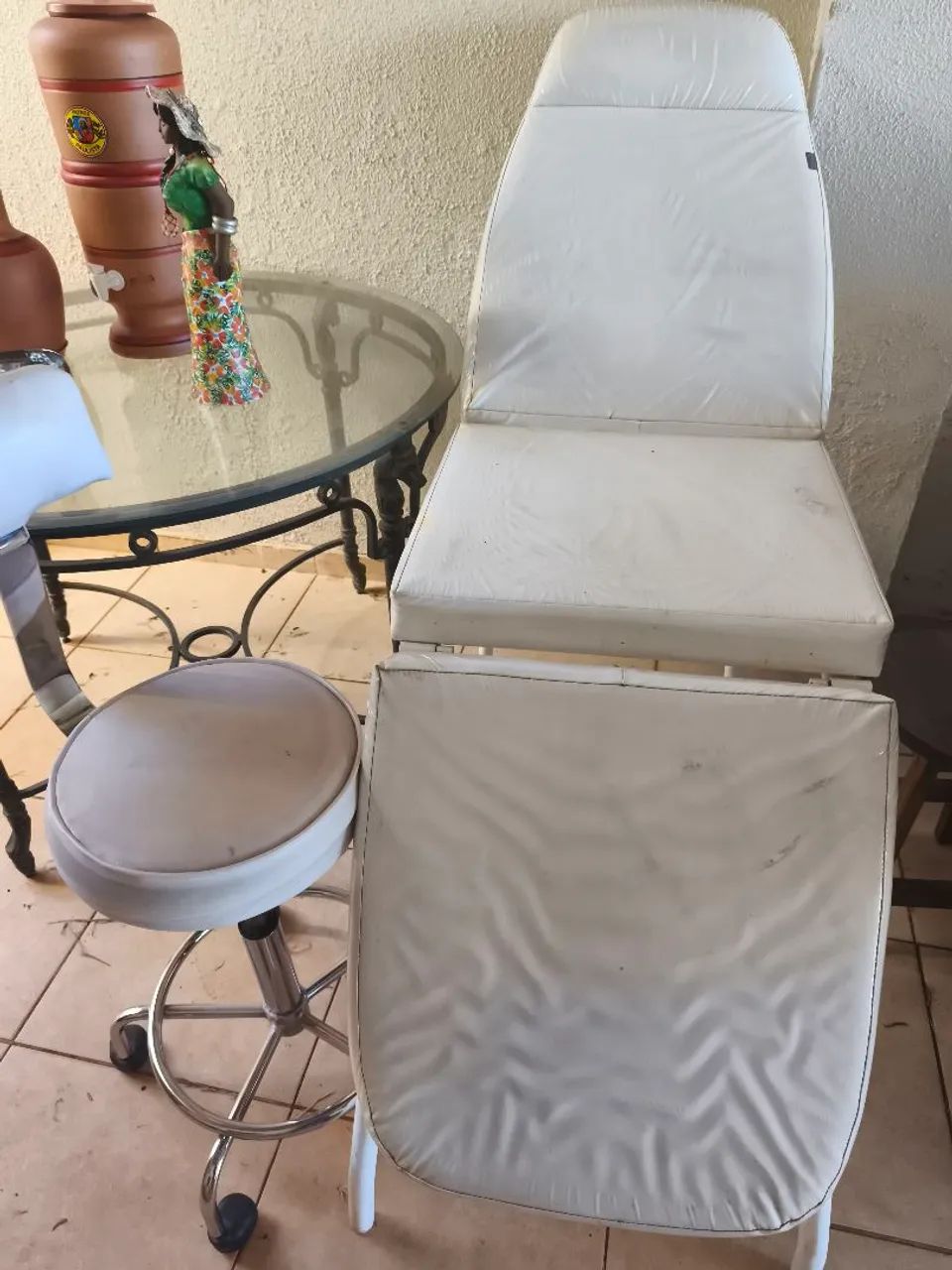 Maca 3 posições+ cadeira giratória 