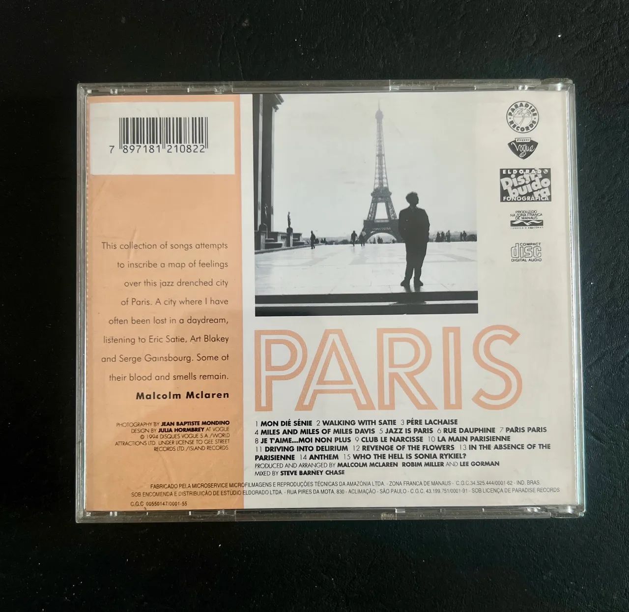 CD Paris de Malcolm McLaren - Foto 2