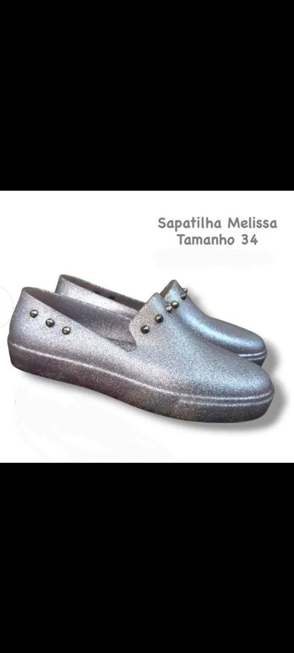 Sapatilha  Melissa  Prata 34