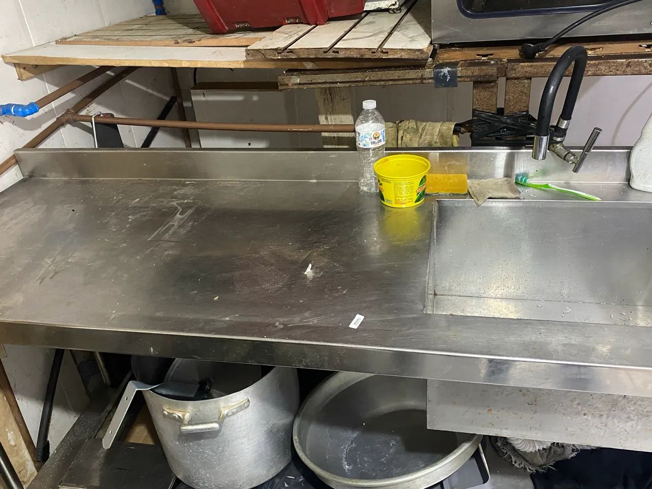 Bancada de inox com pia  - Foto 2