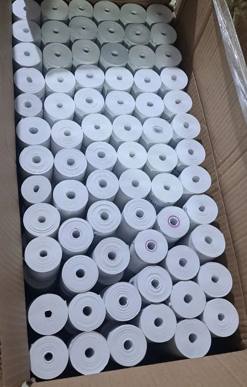 500 BOBINAS PRA MÁQUINAS DE CARTÃO 