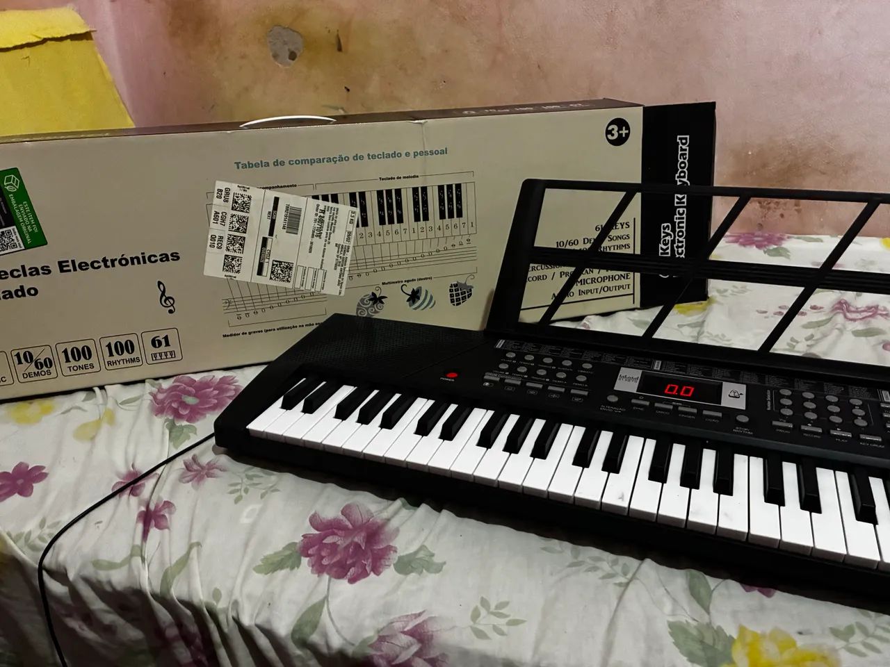 Teclado eletrônico BD-611 - Foto 3
