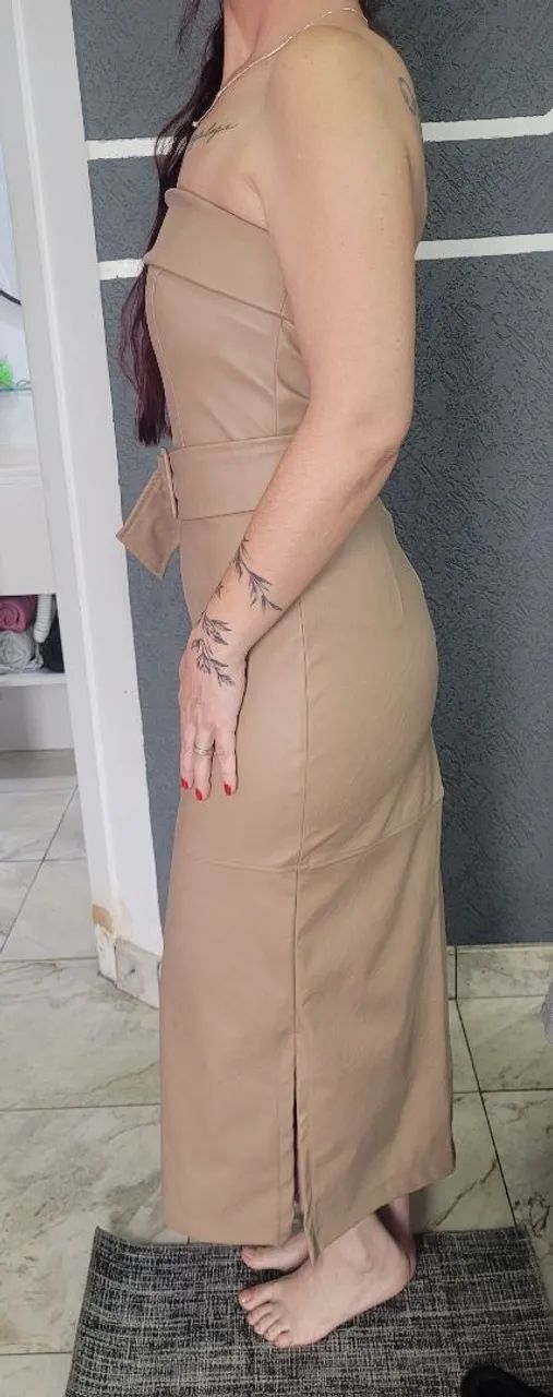 Vestido de couro  - Foto 4