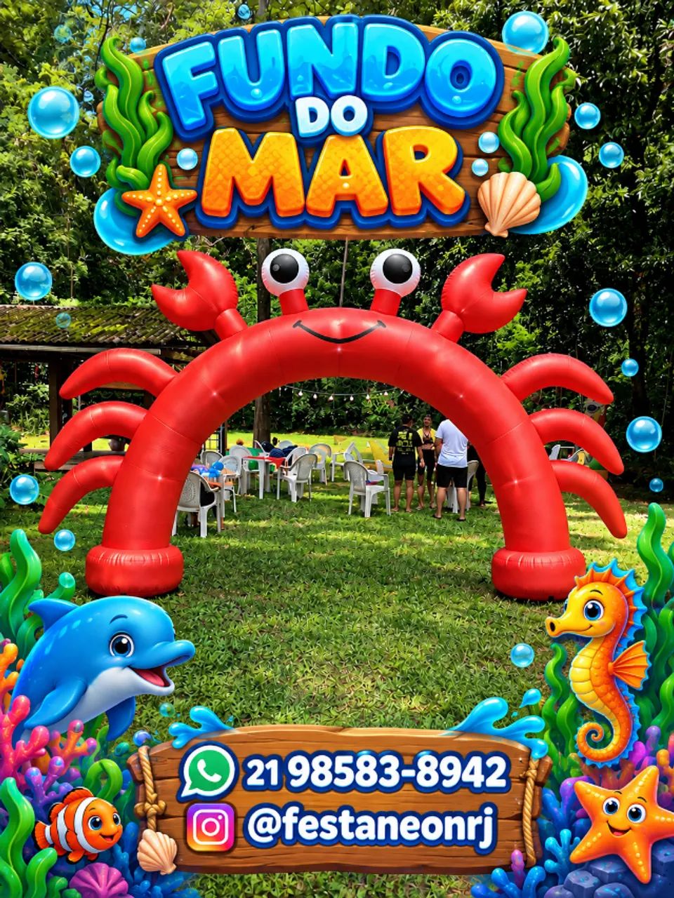 Decoração Fundo do mar - Foto 5