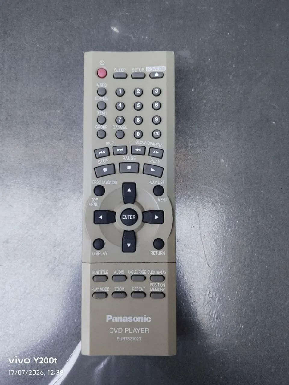 Panasonic DVD Player EUR7621020 