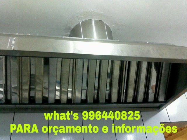 Coifa de inox