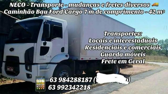 Pra la pra cá- fretes e mudanças