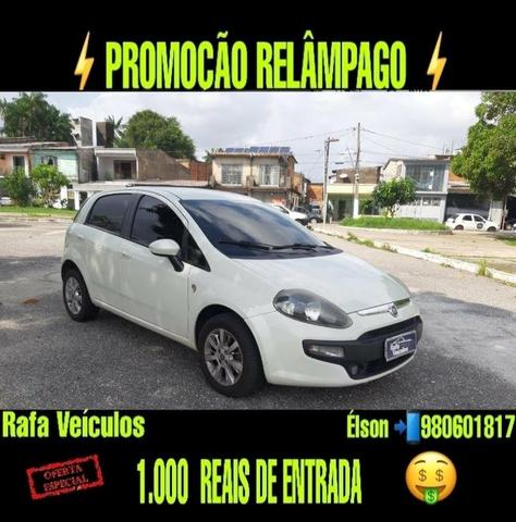 Promoção relâmpago fiat punto itália 1.4 ano 2016 com r$ 1.000 mil de entrada