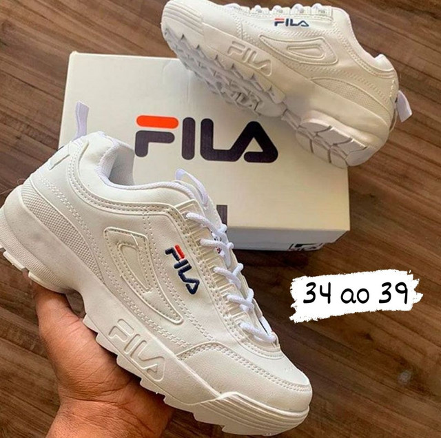 tenis fila duster branco