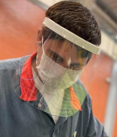 Máscara profissional (Face Shield) - Foto 2