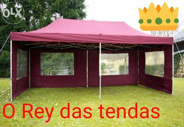 Tenda sanfonada com garantia e velcro grátis