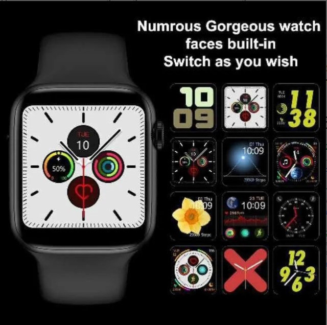 Relógio Smartwatch Iwo 12 Lite 44mm Fit Serie 5 Ios Android - Foto 4