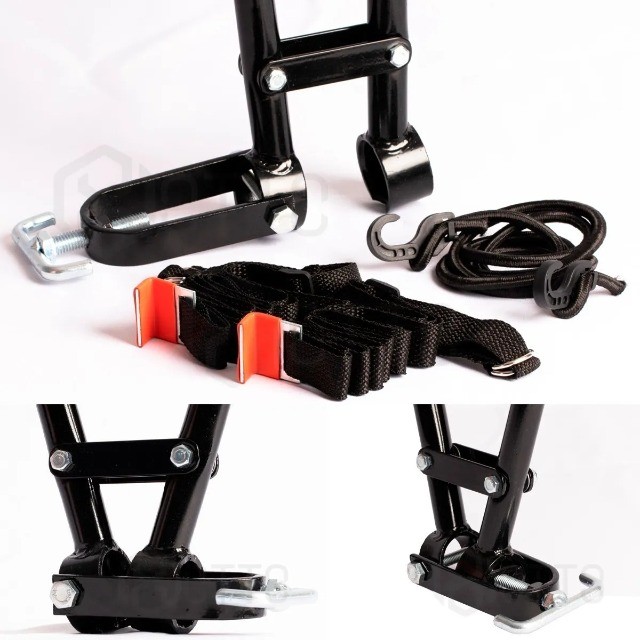 Suporte Transbike V De Engate Bola Reboque Para 3 Bikes - Foto 3